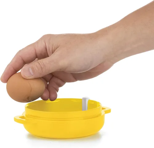 Miniatura 3 de PrepSolutions Sandwichera de desayuno, 1 huevo, amarillo, cocina fácil de usar para sándwiches de desayuno perfectos