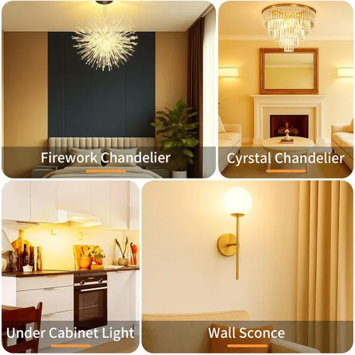 Miniatura 9 de DiCUNO Bombilla LED G9, 2700 K, luz blanca cálida suave, bombillas LED G9 de 4 W, equivalente a halógeno de 40 W, no regulable, 400 LM, base bipin