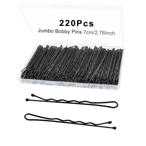 Miniatura 27 de Bobby Pins - 330 horquillas de pelo de 2.2 pulgadas con bonita caja, pin de alta calidad para niños, niñas y mujeres, ideal para todo