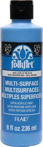 FolkArt Pintura Multisuperficie (8 oz), , Look At Me Blue Mírame azul