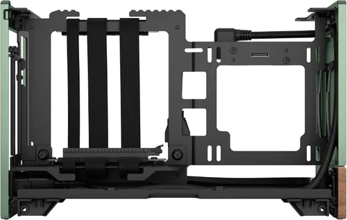 Miniatura 13 de Fractal Design Terra Graphite - Panel frontal de madera de nogal - Factor de forma pequeño - Carcasa para juegos Mini ITX - Cable elevador PCIe 4.0