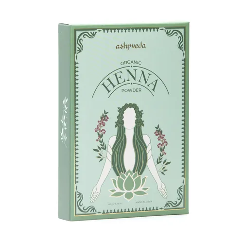 Miniatura 2 de Polvo de henna orgánico para el cabello, triple refinado, secado al sol, natural y herbario Premium Henna en polvo con Shikakai y Bhringraj Sin