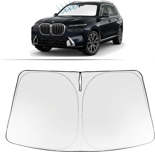 Miniatura 249 de Proadsy Parasol para parabrisas actualizado 2025, ajuste personalizado Dodge RAM 1500 2Dr 2019-2024 2025, 4 capas, plegable, protector de parasol