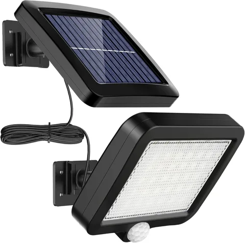 Miniatura 8 de MPJ Luz Solar para Exteriores, 56 LED Luz Solar Exterior con Detector de Movimiento, IP65 Impermeable, Ángulo de Iluminación de 120°, Luz Solar