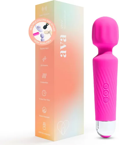 Miniatura 17 de Ava Vibrador de varita sexual [vibrador estimulador de clítoris] Vibrador para mujer Juguete sexual Regalos para mujeres 20 patrones y 8