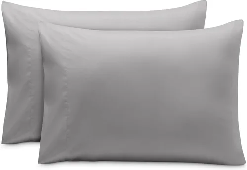 Miniatura 94 de Bare Home Juego de 2 fundas de almohada de microfibra de tamaño estándar, fundas de almohada refrescantes, doble cepillado, fácil cuidado, cierre
