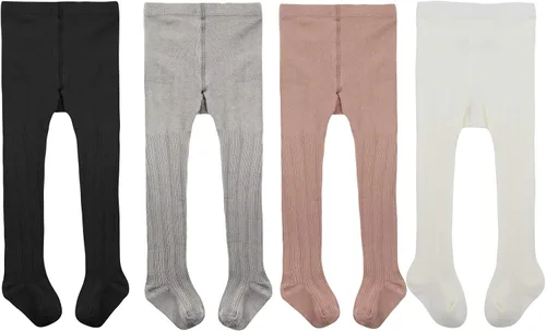 Miniatura 34 de American Trends Leggings para bebé, medias de punto para niñas y niños pequeños, leggings de punto de invierno