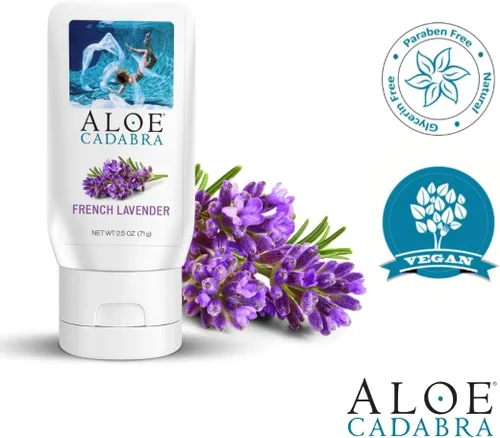 Miniatura 5 de Aloe Cadabra Lubricante personal con sabor e hidratante vaginal, lubricante orgánico de aloe comestible para hombres, mujeres y parejas, no mancha