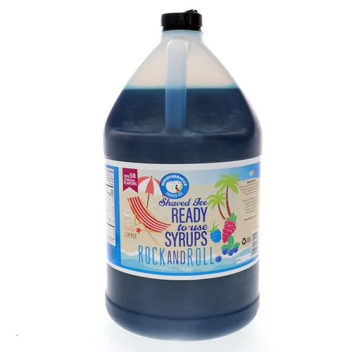Miniatura 73 de Hypothermias Wild Cherry - Jarabe de sabores de cono de nieve hawaiano listo para usar (128 onzas líquidas), hielo afeitado, 100% azúcar de caña pura