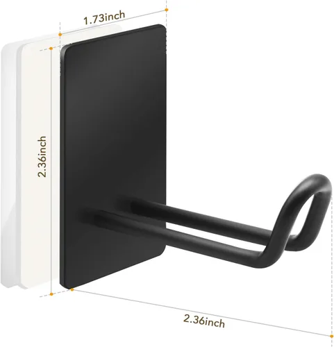 Miniatura 2 de Ganchos adhesivos, gancho de toalla de acero inoxidable, colgador adhesivo para cocina y puerta, ganchos de pared de baño para colgar toallas