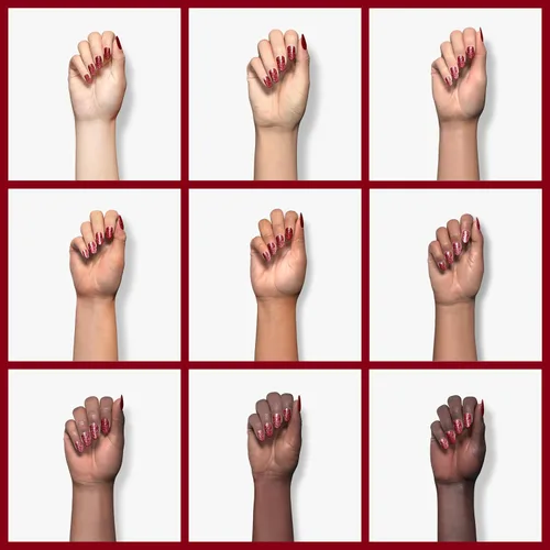 Miniatura 4 de YTD Likomey Esmalte de uñas de gel con purpurina reflectante, 15ml, esmalte de uñas de diamante brillante color rojo, uñas brillantes y brillantes