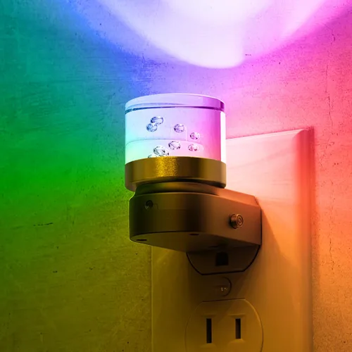 Miniatura 8 de L LOHAS LED - Luces nocturnas enchufables en la pared, temperatura de color ajustable 3000K/4000K/5000K, luz nocturna de burbujas con sensor