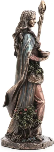 Miniatura 4 de Veronese Design Estatua de resina Eir La Valquiria de la Protección con acabado de bronce fundido de 24,1 cm