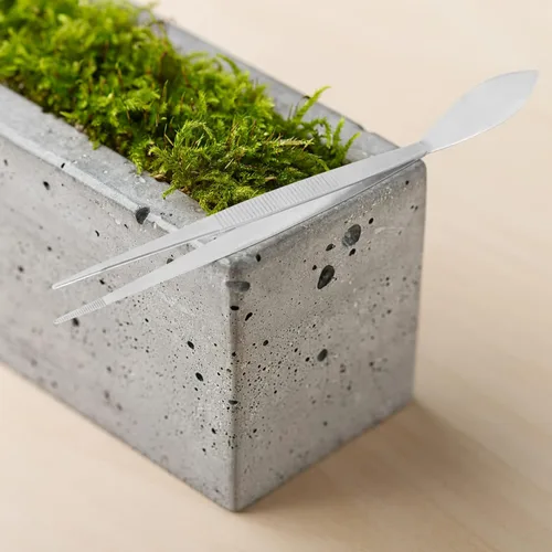 Miniatura 9 de Pinzas largas para manualidades, pinzas de acero inoxidable, pinzas para bonsái, pinzas rectas de mango largo con puntas dentadas, herramienta