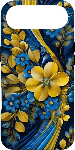 Miniatura 26 de Bandera de estilo floral de Ucrania para iPhone 11 Pro Max - Funda del orgullo ucraniano