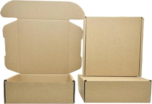 Miniatura 10 de Cajas de envío pequeñas de 6 x 6 x 1 pulgadas, paquete de 50 cajas de envío de cartón corrugado, caja de correo móvil para negocios