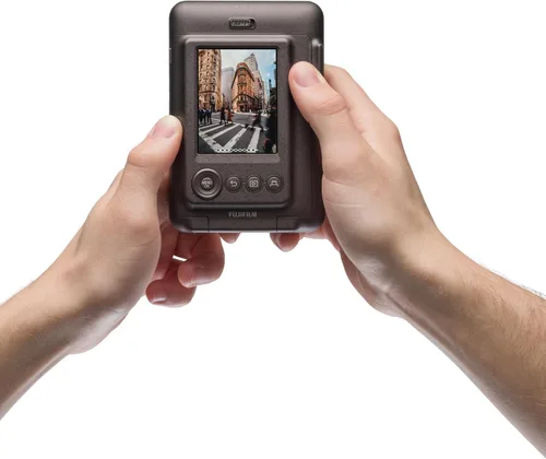 Miniatura 6 de Fujifilm Mini cámara instantánea híbrida LiPlay con mini película (bronce profundo, con 20 hojas de película)