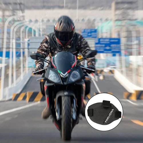 Miniatura 7 de almohadilla de cambio para motocicleta, cubierta protectora para botas y zapatos, útil accesorio de goma para palanca de cambios para hombres