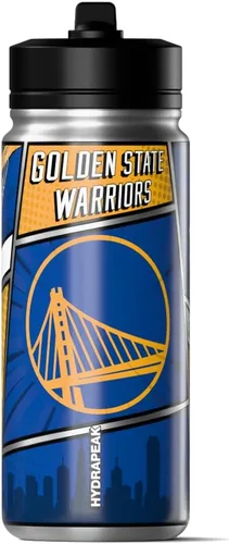 Miniatura 18 de Hydrapeak Milwaukee Bucks - Botella de agua de acero inoxidable con licencia oficial de la NBA de 20 onzas con tapa con pajilla, botella deportiva