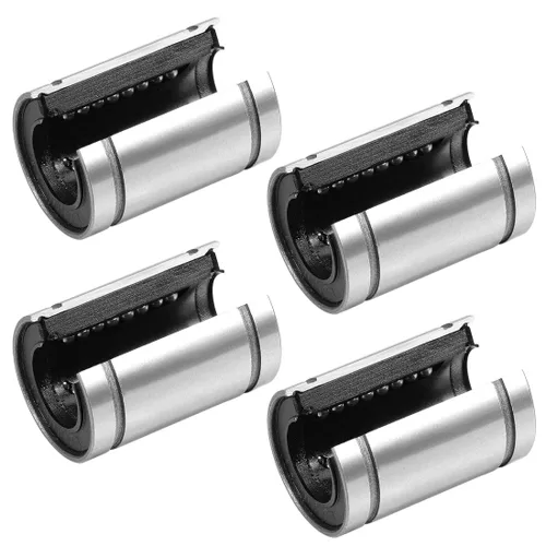 uxcell LM12UUOP Rodamientos lineales de bolas tipo abierto, diámetro de diámetro de 0.472 in, 0.827 in de diámetro exterior, 1.181 in de longitud