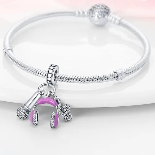 Miniatura 2 de Pandach 925 Sterling Silver Charms for Bracelets Necklace with 5A CZ Stones Dangle Pendant Bead Jewelry Beads Gifts for Women