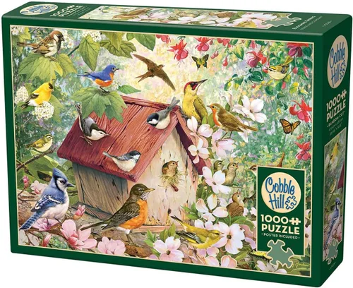 Miniatura 2 de Cobble Hill - Rompecabezas de 1000 piezas, Blooming Spring, póster de muestra incluido