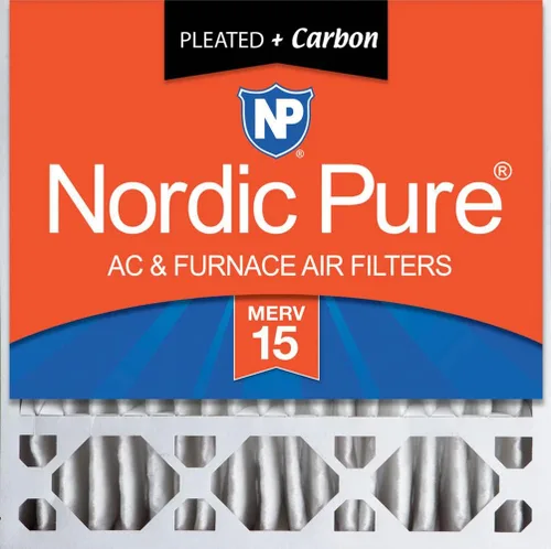 Miniatura 31 de Nordic Pure 20 x 20 x 5 (19_5/8 x 19_7/8 x 4_3/8) Honeywell/Lennox MERV 12 filtros de aire de repuesto, 2