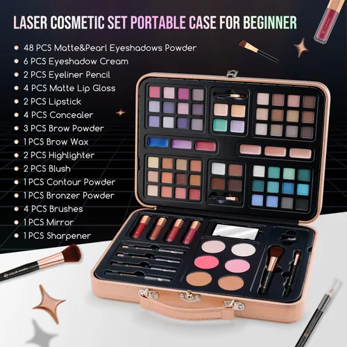Miniatura 2 de Kits de maquillaje multiusos para adolescentes, juego de maquillaje de viaje no tóxico, regalo de maquillaje para mujeres adolescentes, sombras