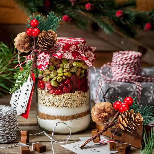 Miniatura 6 de 48 piezas de púas y aerosoles de Navidad, púas florales de árbol de Navidad, púas de acebo, tallos de bayas rojas, spray de vegetación para Bonito