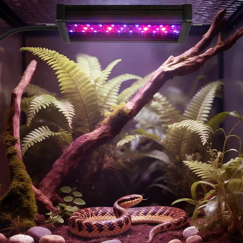 Miniatura 8 de HNRLOY Luz de reptil UVB, lámpara de reptil LED regulable UVA UVB de 9 W para dragón barbudo, camaleón, tortugas, gecko, serpiente, lagarto