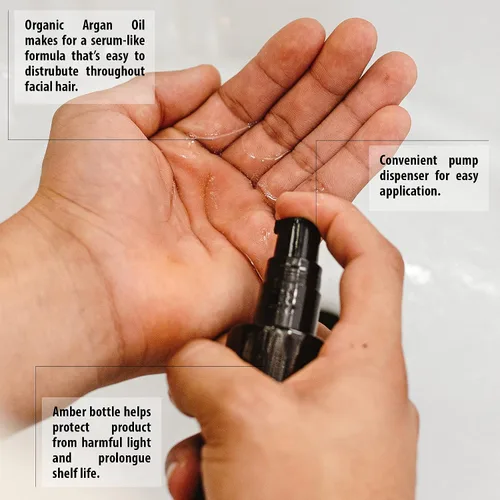 Miniatura 5 de Suavecito Premium Blends - Aceite de barba sin enjuague para suavizar el cabello, hidratar la piel, eliminar la caspa de la barba, crecimiento