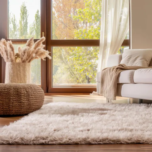 Miniatura 43 de Super Area Rugs - Alfombra de piel de oveja suave y esponjosa Gris oscuro