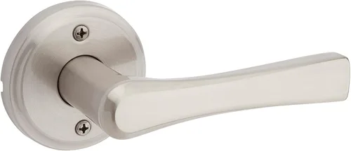 Miniatura 10 de Kwikset Katella - Manija de puerta de paso interior, palanca para puertas de armario y pasillo, manija reversible sin bloqueo, color negro mate