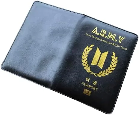 Miniatura 3 de Funda para pasaporte B-TS ARMY Traveling Passport Case kpop photocard case merchandise K-POP merch coreano, Classic