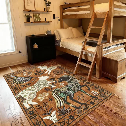 Miniatura 21 de jinchan Alfombra a rayas de 2 x 3 para entrada, alfombra de cocina, tapete pequeño, antideslizante, ligero, de bajo perfil, decoración para entrada