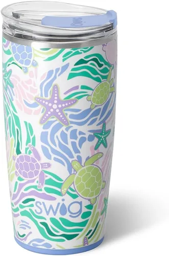 Miniatura 16 de Swig Life - Vaso aislante de 22 onzas, vaso de viaje para café con tapa, taza de café para viaje compatible con portavasos, de acero inoxidable