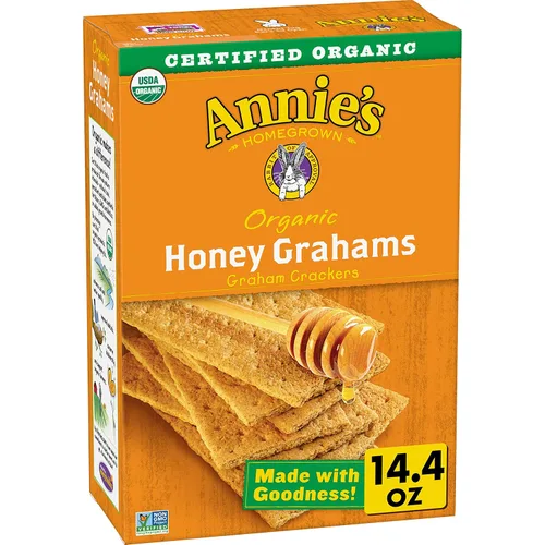 Miniatura 19 de Annie's Galletas orgánicas originales de Cheddar Squares horneadas, hechas con queso real, 11.25 onzas