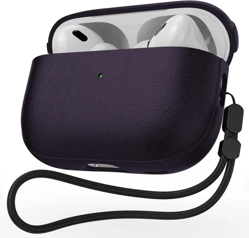 Miniatura 13 de JIELIELE - Funda de actualización compatible con el estuche de Airpods Pro, funda protectora de cuerpo completo de textura de cuero compatible