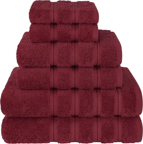 Miniatura 26 de American Soft Linen - Juego de 4 toallas, 100% de algodón turco, 27 x 54 pulgadas, tamaño extragrande, toallas para la ducha, color amarillo