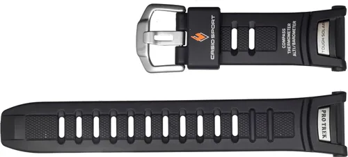 Miniatura 2 de Correa de repuesto original Casio 10290980 para Casio Watch PRG-130-1V, PRW-1500-1V, Negro -, Moderno