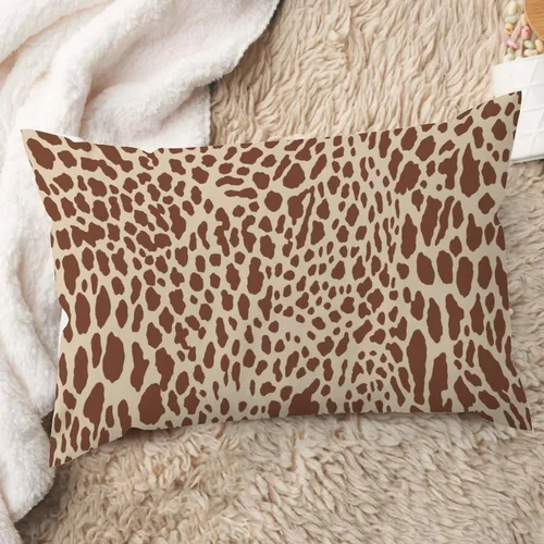 Miniatura 15 de ArogGeld Funda de almohada lumbar, estampado de guepardo verde, leopardo, estampado de leopardo, manchas de animales, almohada decorativa verde, A-17