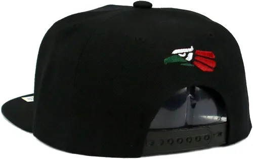 Miniatura 4 de Gorra de béisbol mexicana hecha en México Eagle Aguila Snapback Flat Bill