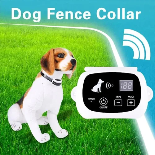 Miniatura 2 de Valla inalámbrica para perros, sistema eléctrico de contención de límites para perros, rango ajustable de hasta 1640 pies, collar de entrenamiento