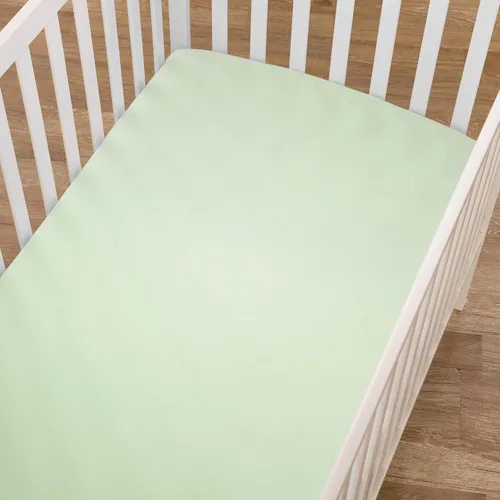 Miniatura 7 de Sábanas para porta-cunas de American Baby Company, 100% algodón, punto jersey Celery