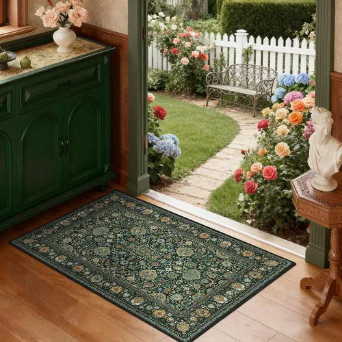 Miniatura 65 de Alfombras de área de 5 x 8 pies para dormitorio, alfombra lavable de 5 x 8, alfombra vintage grande, antideslizante, alfombra bohemia para sala