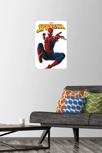 Miniatura 2 de Trends International Marvel Comics - Póster de pared de Spider-Man Feature Series, 14.72 x 22.37 pulgadas, paquete de póster premium y alfiler