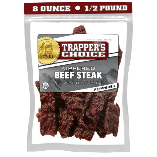 Miniatura 7 de Old Trapper, Trapper's Choice Teriyaki - Filete de carne en trozo de ternera, paquete individual de 8 onzas, aperitivos salados de carne dulce, 0.35
