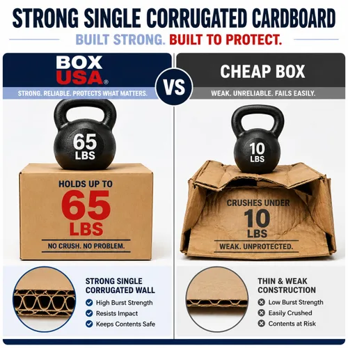 Miniatura 4 de BOX USA Cajas de cartón corrugado de 15 x 10 x 6, medianas de 15 pulgadas de largo x 10 pulgadas de ancho x 6 pulgadas de alto, paquete de 25