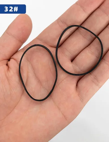 Miniatura 5 de BLUEWING Bandas de goma tácticas de 1.76 oz/8.82 oz, bandas elásticas de goma negras para pesca, tamaño 8#, 32#, 64#, 81#, 105#