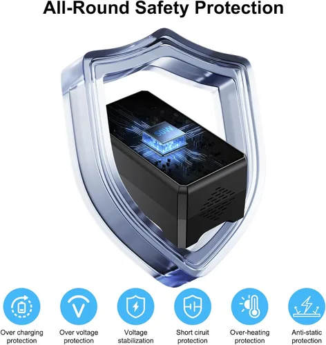 Miniatura 4 de Estación de carga USB de 50 W y 12 puertos para múltiples dispositivos, concentrador de carga USB portátil compatible con iPhone, Android, tableta